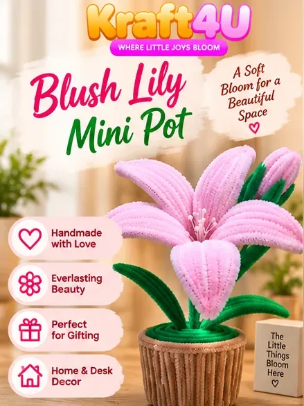 Blush Lily Mini Pot