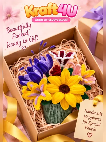 Colorful Bloom Garden packed in its gift box