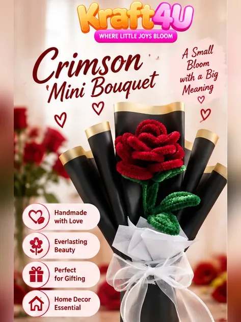 Crimson Mini Bouquet