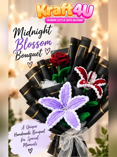 Midnight Blossom Bouquet