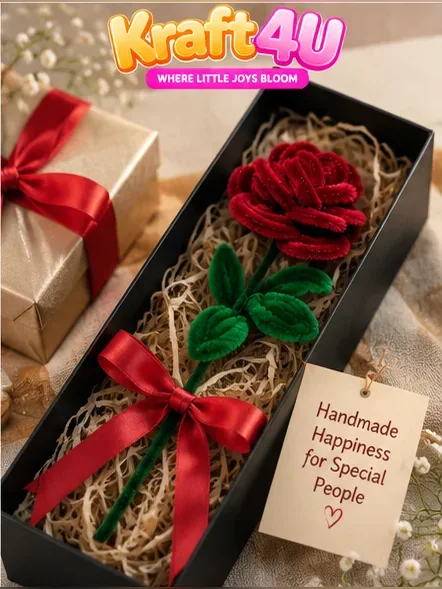 Velvet Rose packed in its gift box